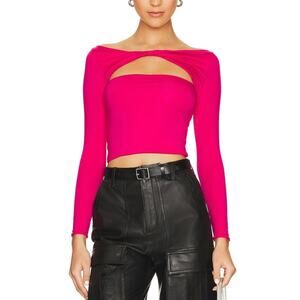 SEROYA Artemis Top in Hot Pink Size S